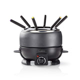 Aparelho de fondue - Fondue Nedis  6 pessoas  FCFO110EBK6| 2,3 L | Controle de temperatura