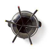 Aparelho de fondue - Fondue Nedis  6 pessoas  FCFO110EBK6| 2,3 L | Controle de temperatura