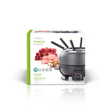 Aparelho de fondue - Fondue Nedis  6 pessoas  FCFO110EBK6| 2,3 L | Controle de temperatura