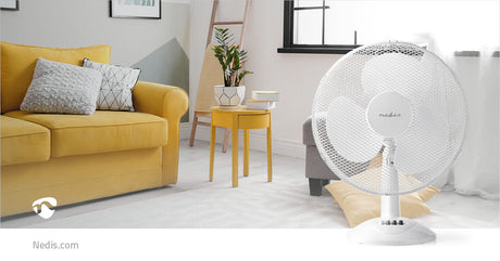 Ventoinha de Mesa 3 velocidades 40cm 45W Branco FNTB11CWT40