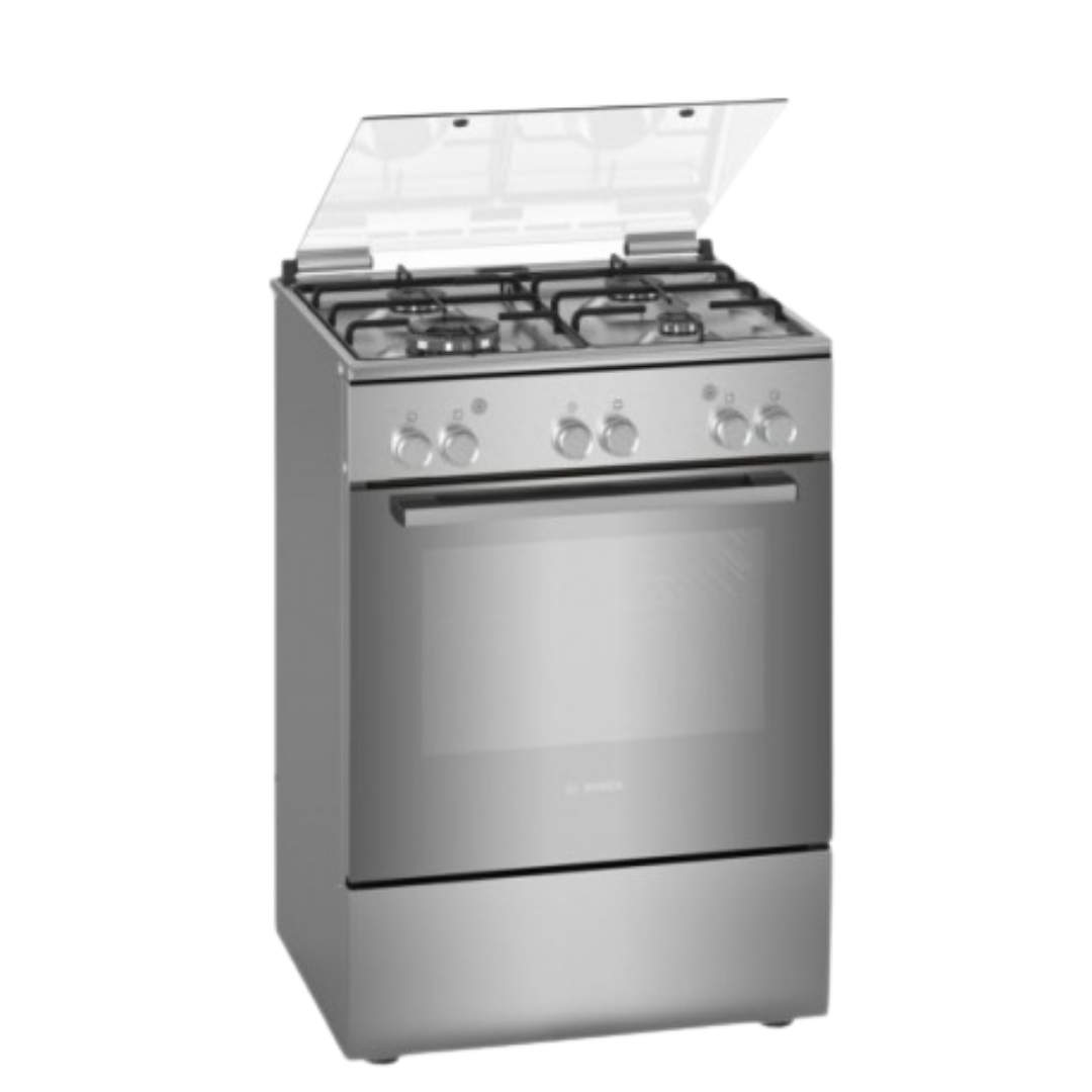 FOGÃO BOSCH 60CM GÁS SERIE 2 FORNO GÁS INOX