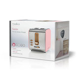 Torradeira 2 Ranhuras Nedis Soft Touch - Rosa