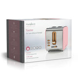 Torradeira 2 Ranhuras Nedis Soft Touch - Rosa
