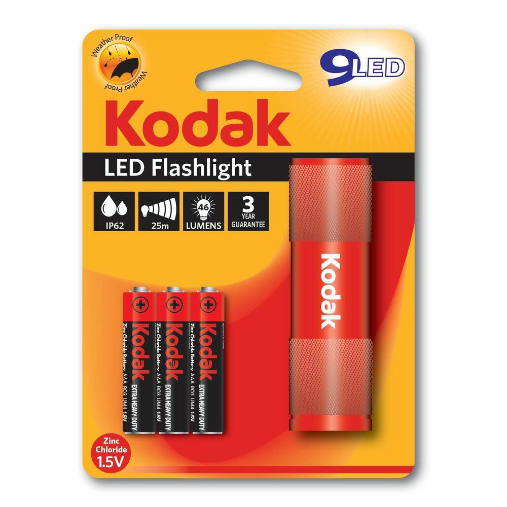 Lanterna Kodak Flashlight +  Pilhas3AAA EHD