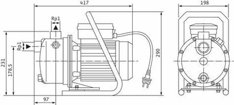 Centrífuga Horizontal WJ 203