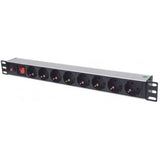 PDU RACKMOUNT 1U 8 GERMAN TYPE 3M INT