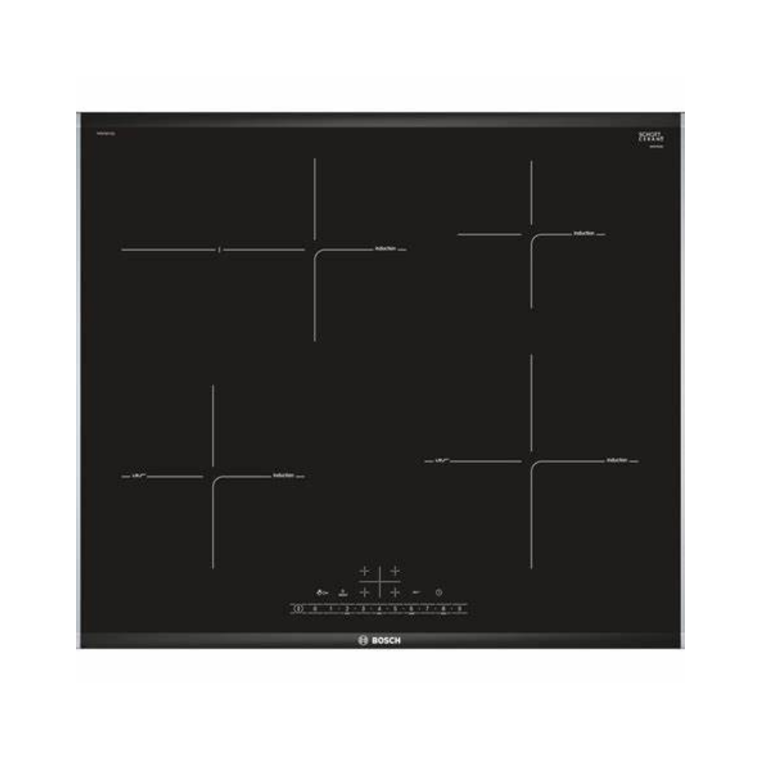 PLACA BOSCH 60CM INDUÇÃO SERÍE 6 4P