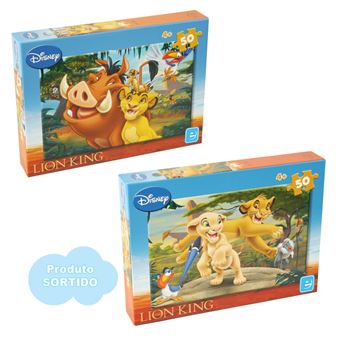 Puzzle - Rei Leão - 50 Peças