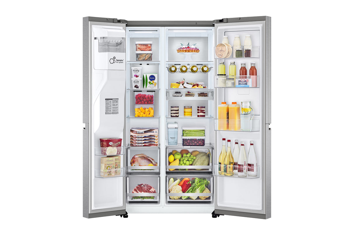 Frigorífico LG Side by Side 635 Litros com Compressor Linear Inverter Dispensador de Água Door in Door