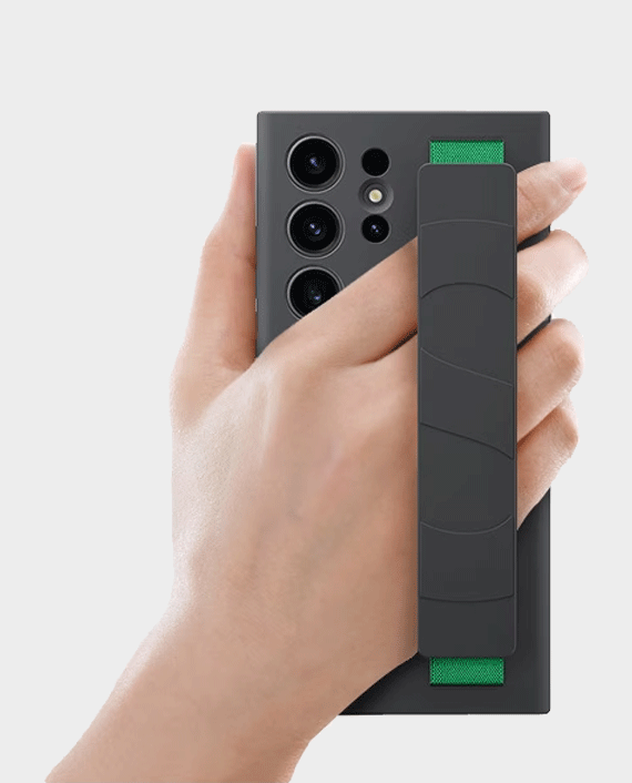Capa de Silicone SAMSUNG Galaxy S23 Ultra Preto c/ Grip