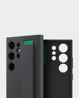 Capa de Silicone SAMSUNG Galaxy S23 Ultra Preto c/ Grip