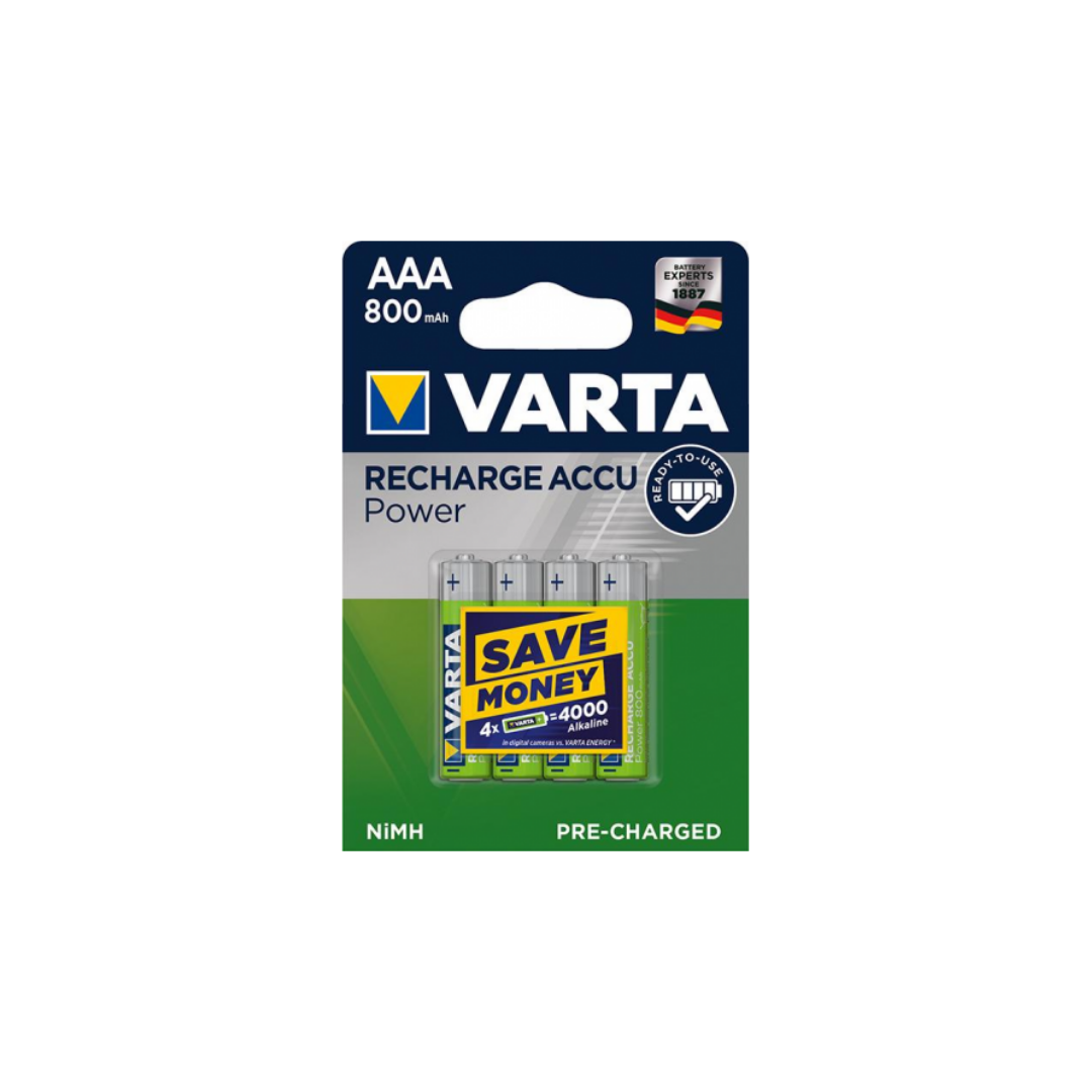 Varta Pilha recarregável AAA 800mAh