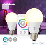 Lâmpada LED RGBW |Pack 2 |Wi-Fi | E27 | 806 lm | 9 W