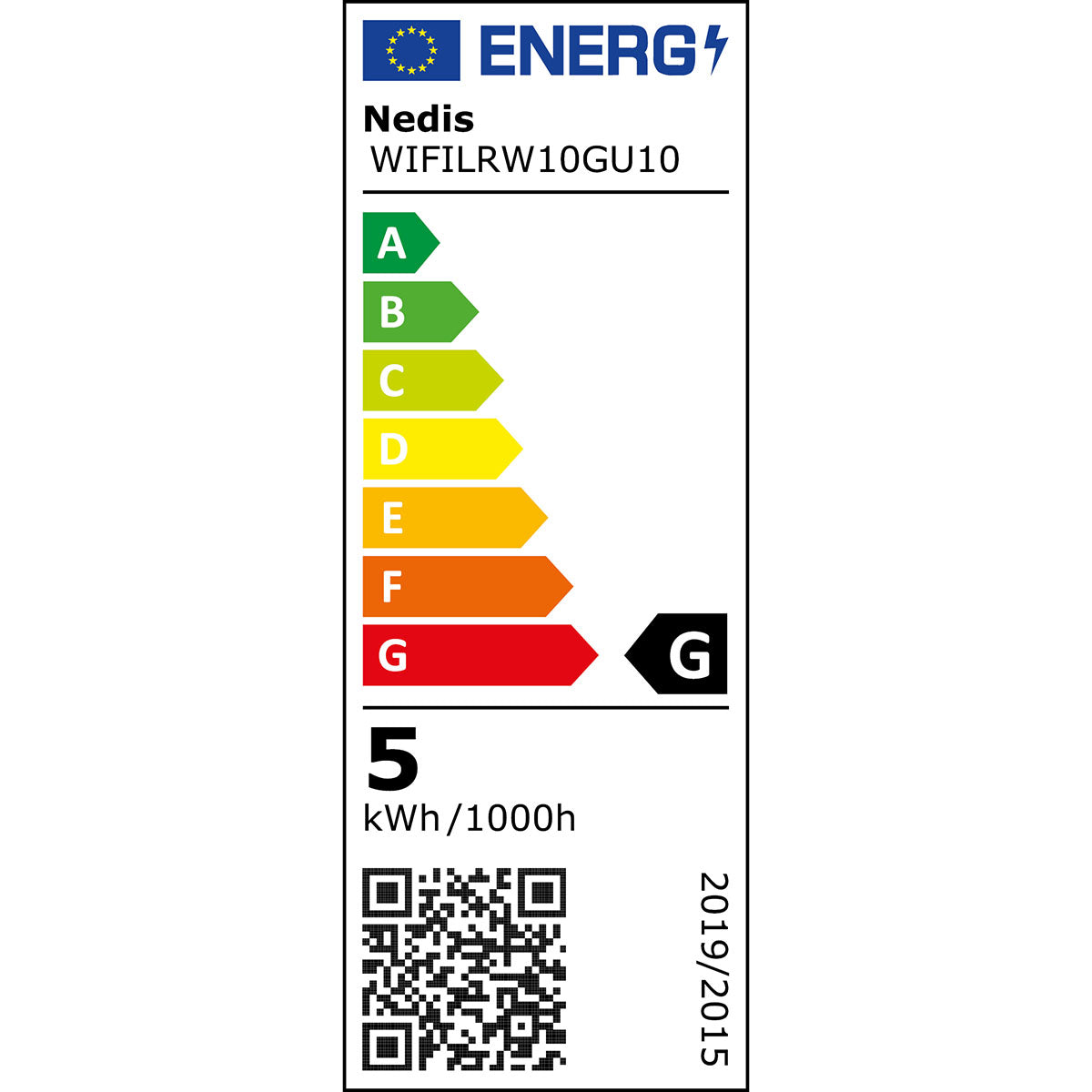Lâmp. LED Branco Qt e Frio|Wi-Fi|GU10|345 lm|4.9 W|PAR16