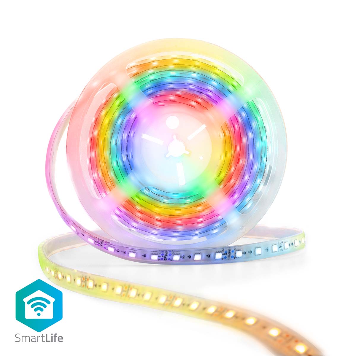 FITA LED 5M NEDIS WIFILS51CRGB – ILUMINAÇÃO RGB INTELIGENTE COM CONEXÃO WIFI PARA SEU AMBIENTE