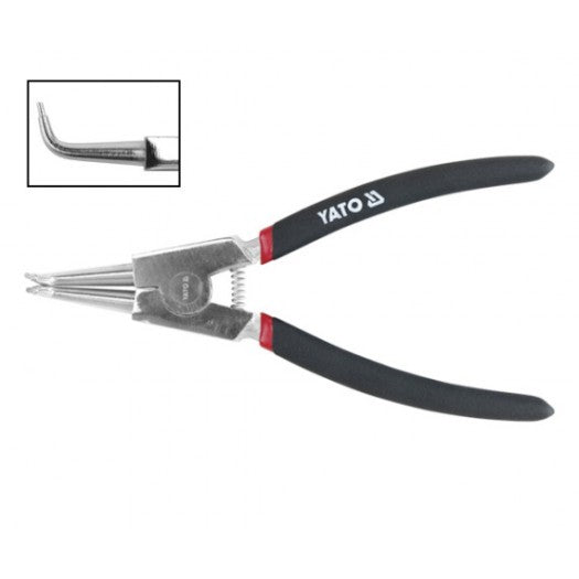 ALICATE DE CIRCLIP CURVO EXTERNO 200 MM