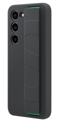Capa de Silicone SAMSUNG Galaxy S23 Preto c/ Grip
