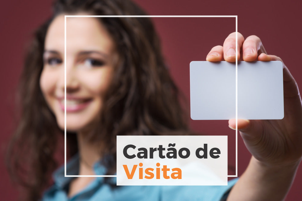 Cartões de Visita, 250 UNID, Frente Plastificado Brilho - Gloss