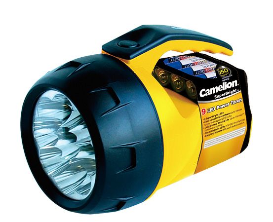 Lanterna Led Camelion FL-9LED-4R6B