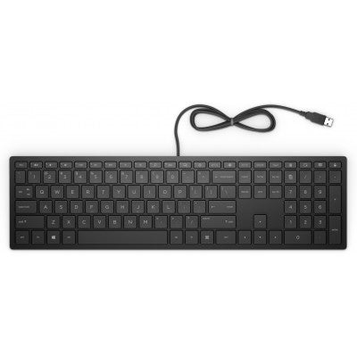TECLADO TRUST TK-150 SILENT PT C/FIO PRETO