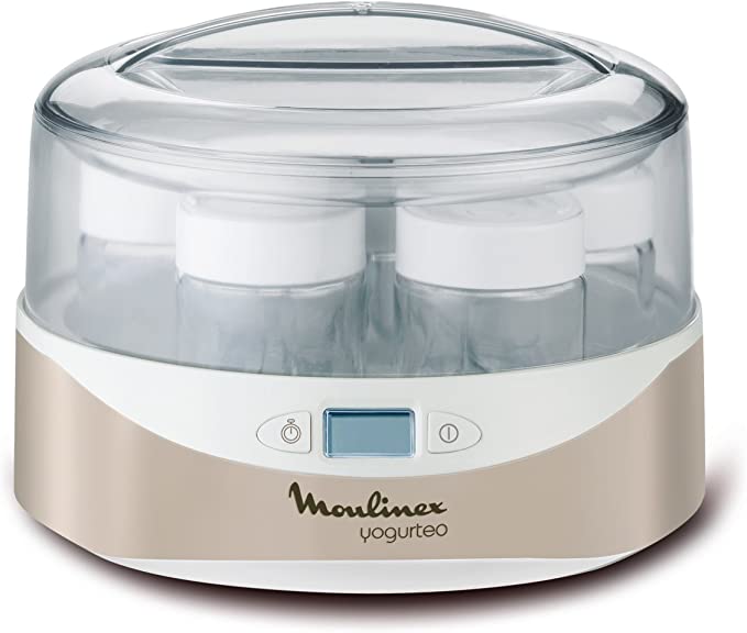 MOULINEX MÁQUINA DE FAZER IOGURTE 13W - 7 POTES - PRATA