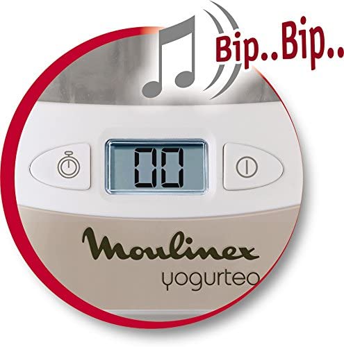 MOULINEX MÁQUINA DE FAZER IOGURTE 13W - 7 POTES - PRATA