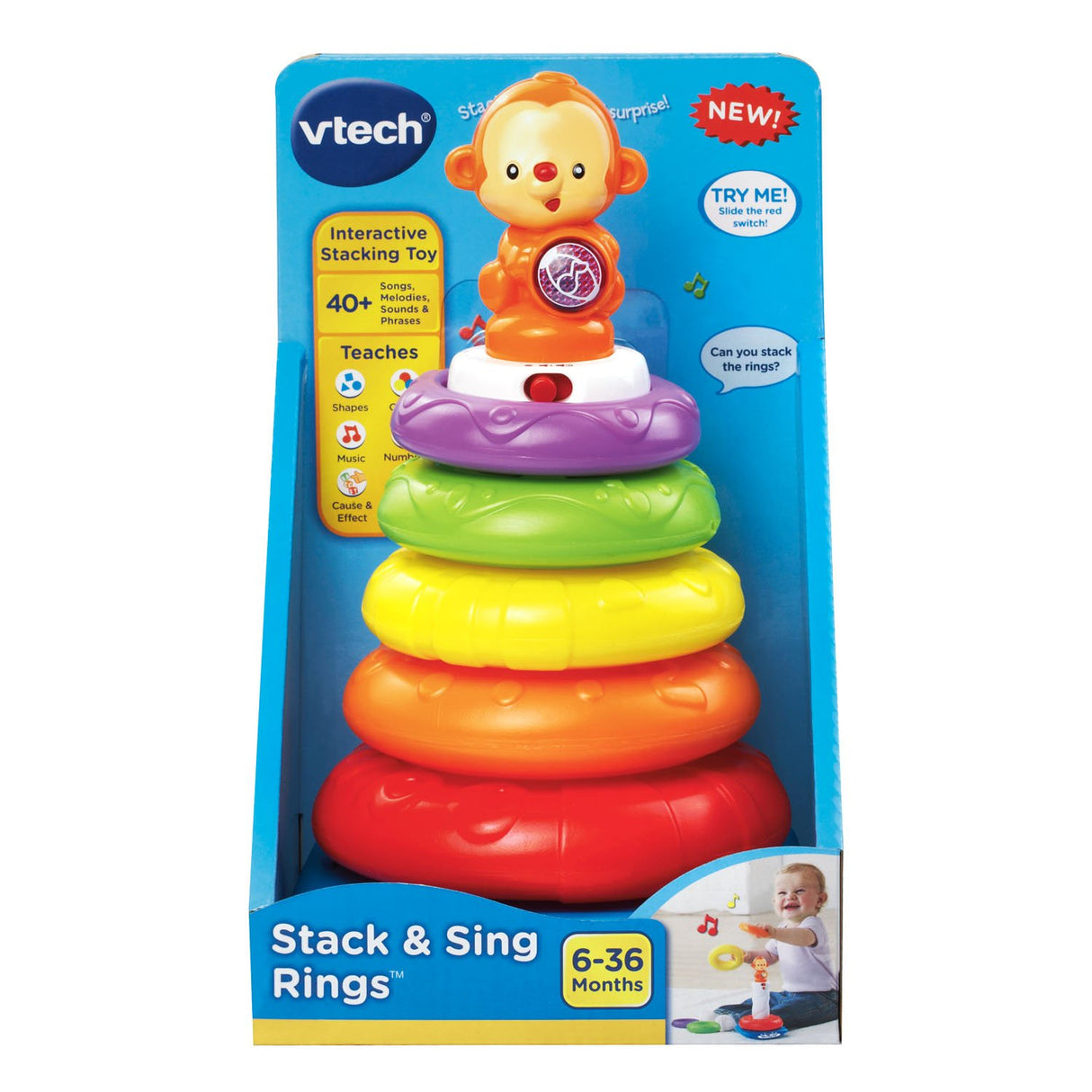 vtech STACK & DISCOVER RINGS