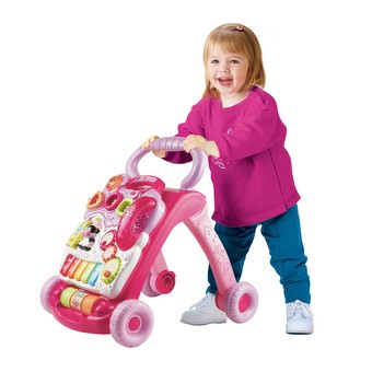 vtech LEARNING WALKER SIT TO STAND ROSA