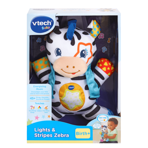 vtech LIGHTS & STRIPES ZEBRA