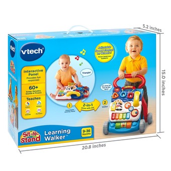 vtech LEARNING WALKER SIT TO STAND AZUL