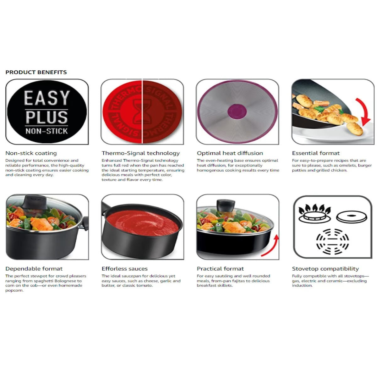 TEFAL CONJUNTO SIMPLY COOK 9 PC ALU NS