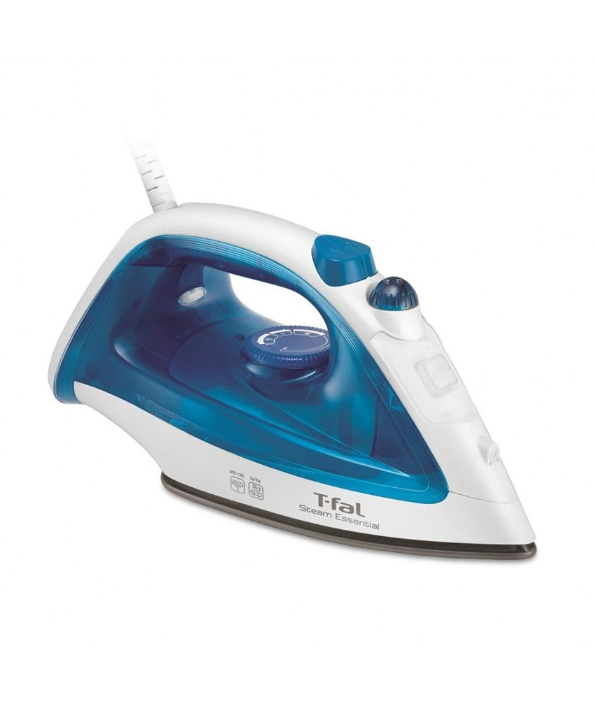 Ferro de Engomar a Vapor Steam Essential 1200W FV1026L0 (Jato vapor 50 g/min) – Tefal