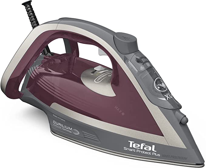 Tefal FV6870 Smart Protect Plus Ferro a Vapor 2800 W Desligamento Automático Vapor Vertical Excelentes Propriedades de Deslizamento