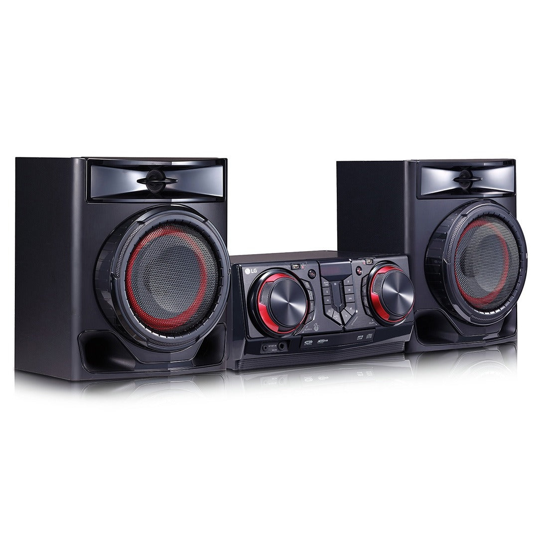 Mini System LG XBOOM Dual USB MP3 Multi Bluetooth 440W Funções DJ Efeito Karaokê| CJ44