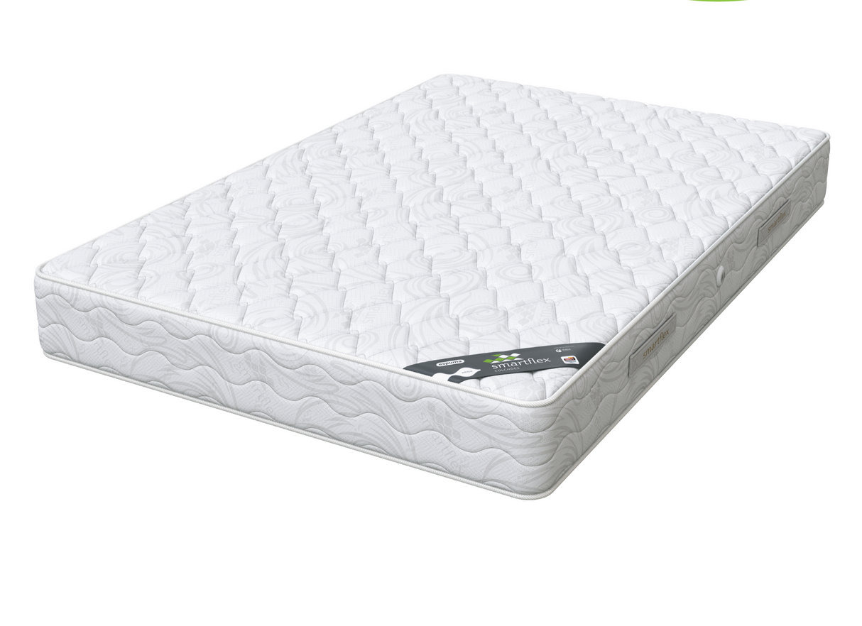 COLCHÃO SOLTEIRO DE MOLA SMART FLEX WHITE-90X190