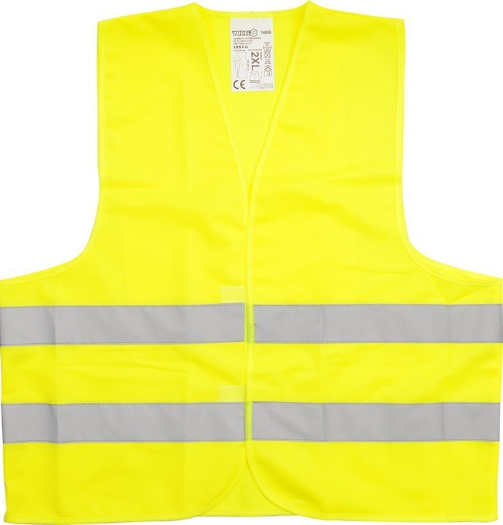Colete refletor amarelo, XL