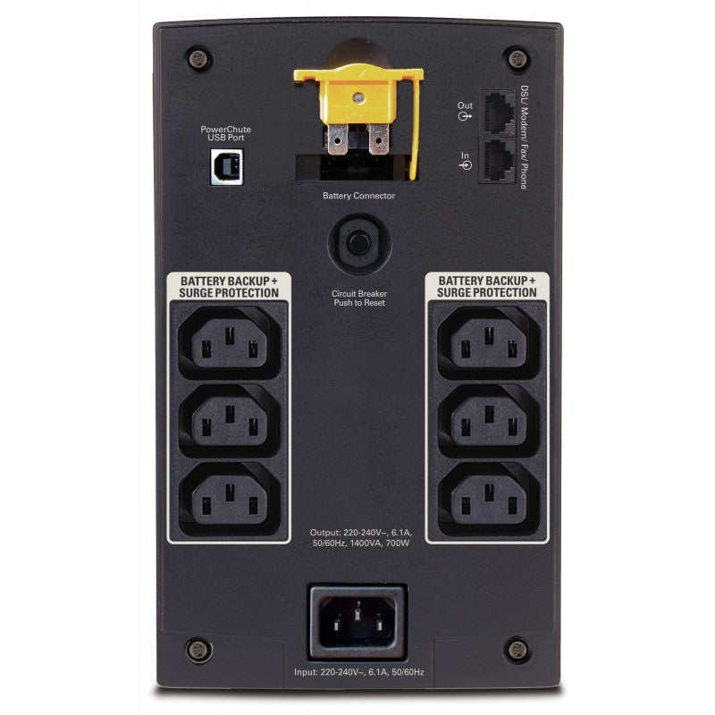 UPS APC 1400VA, 230V, AVR, IEC SOCKETS