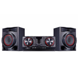 Mini System LG XBOOM Dual USB MP3 Multi Bluetooth 440W Funções DJ Efeito Karaokê| CJ44